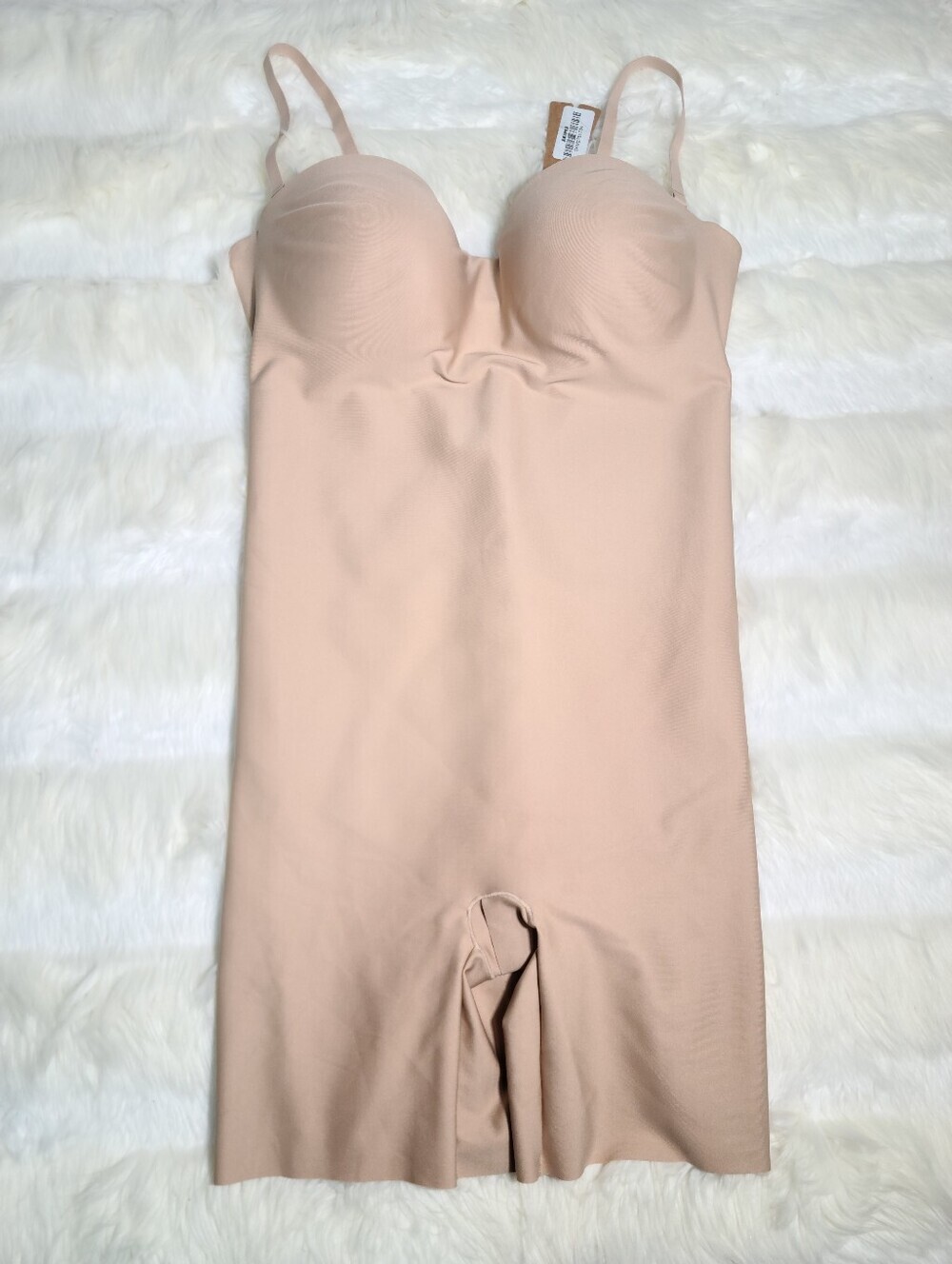SKIMS Body Core Sculpt Underwire Mid Thigh Bodysuit Tan Clay 2X NEW